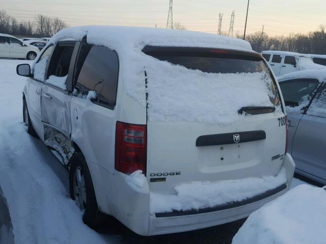 2D4RN4DE7AR277891 - 2010 DODGE GRAND CARA WHITE photo 3