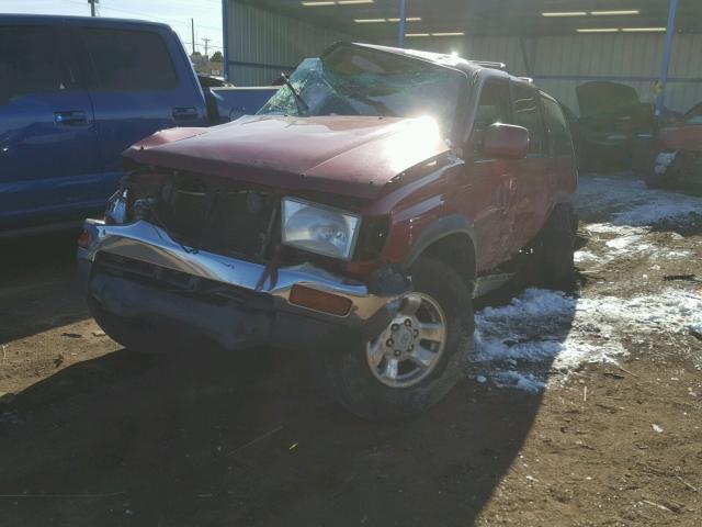 JT3HN86R4V0060030 - 1997 TOYOTA 4RUNNER SR MAROON photo 2