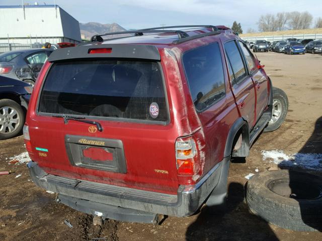 JT3HN86R4V0060030 - 1997 TOYOTA 4RUNNER SR MAROON photo 4