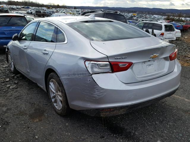 1G1ZE5ST3HF208310 - 2017 CHEVROLET MALIBU LT SILVER photo 3