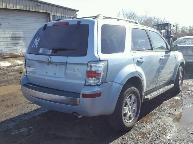 4M2CU91Z58KJ10779 - 2008 MERCURY MARINER SILVER photo 4