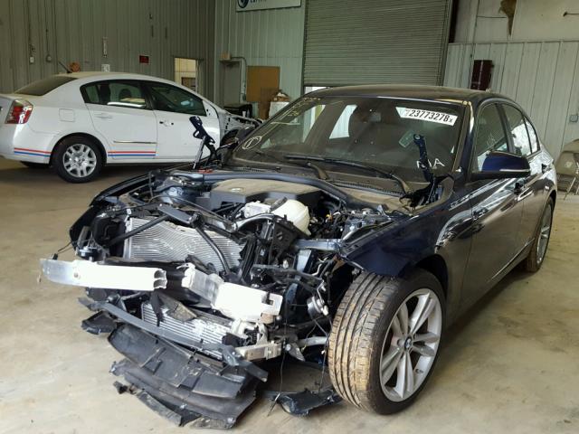 WBA8A9C54HK620309 - 2017 BMW 320 I BLUE photo 2