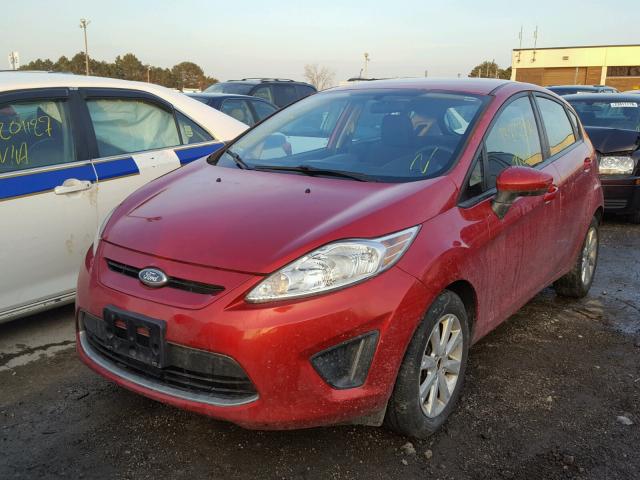 3FADP4EJXBM209788 - 2011 FORD FIESTA SE RED photo 2