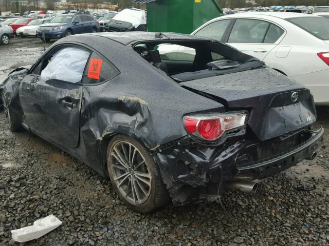 JF1ZNAA11D2715875 - 2013 TOYOTA SCION FR-S GRAY photo 3