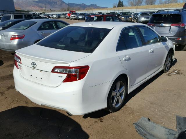 4T1BF1FK7CU140299 - 2012 TOYOTA CAMRY BASE WHITE photo 4