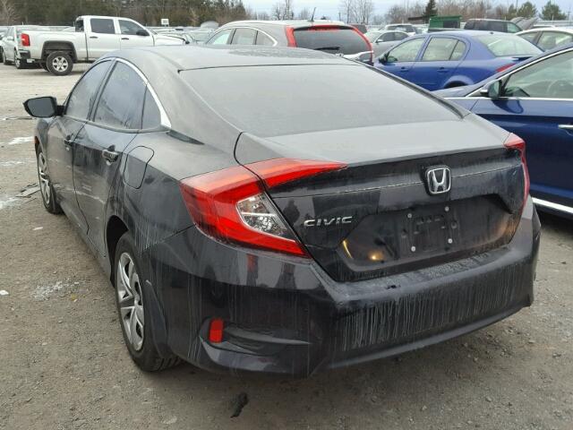 2HGFC2F57GH040244 - 2016 HONDA CIVIC LX BLACK photo 3