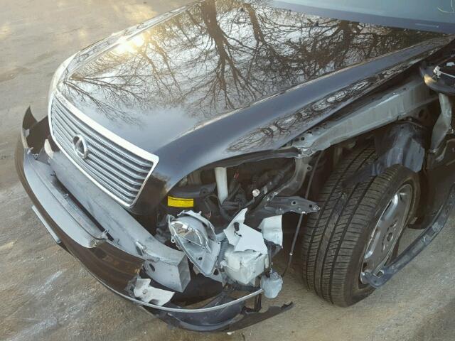 JTHBN30F220056748 - 2002 LEXUS LS 430 BLACK photo 9