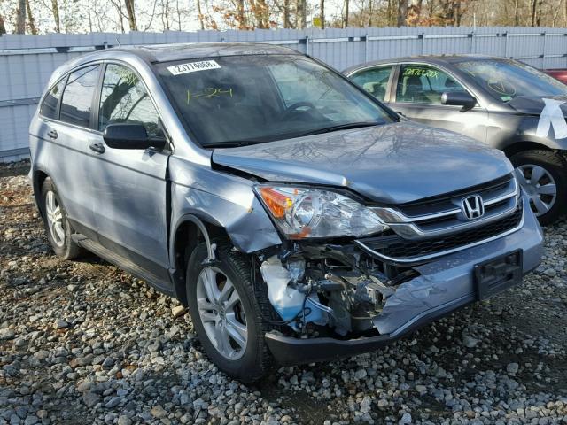 5J6RE4H55AL006211 - 2010 HONDA CR-V EX BLUE photo 1