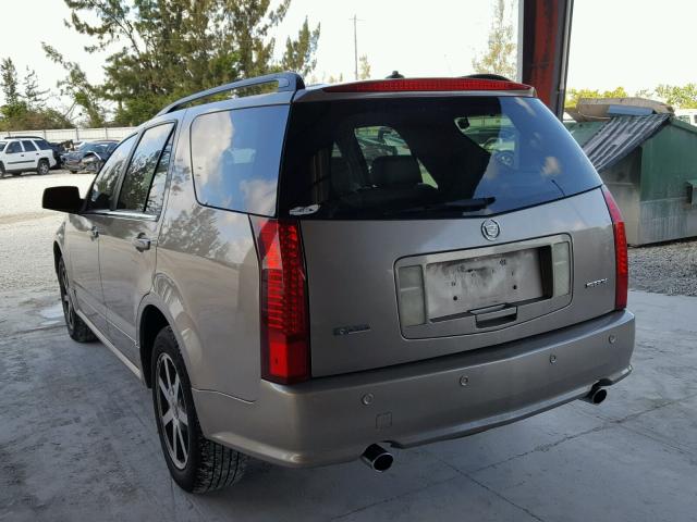 1GYDE63A540155816 - 2004 CADILLAC SRX GOLD photo 3