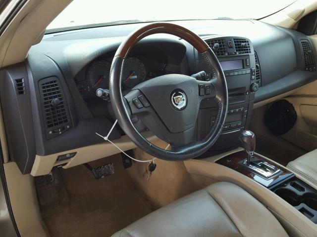 1GYDE63A540155816 - 2004 CADILLAC SRX GOLD photo 9