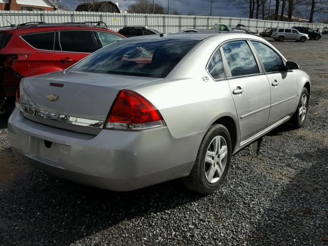 2G1WB58N781289131 - 2008 CHEVROLET IMPALA LS SILVER photo 4