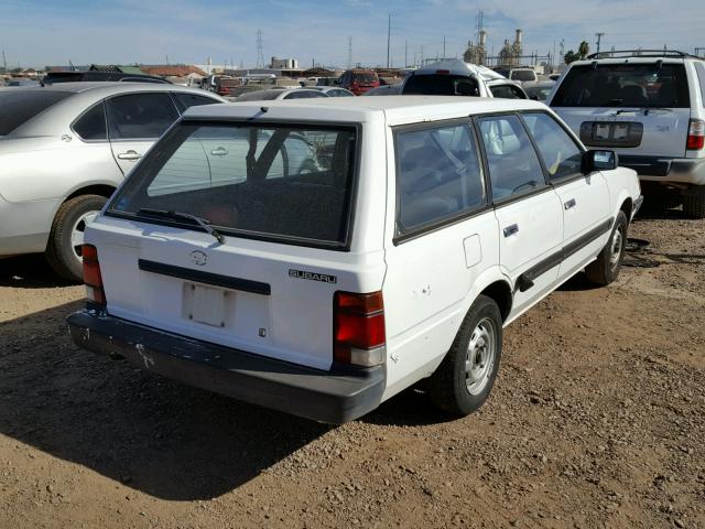 JF1AN4220NB419740 - 1992 SUBARU LOYALE WHITE photo 4