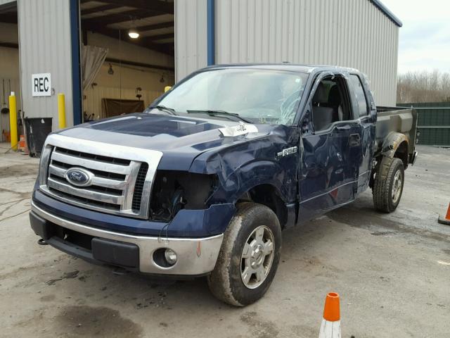 1FTFX1EF8CFC38320 - 2012 FORD F150 SUPER BLUE photo 2