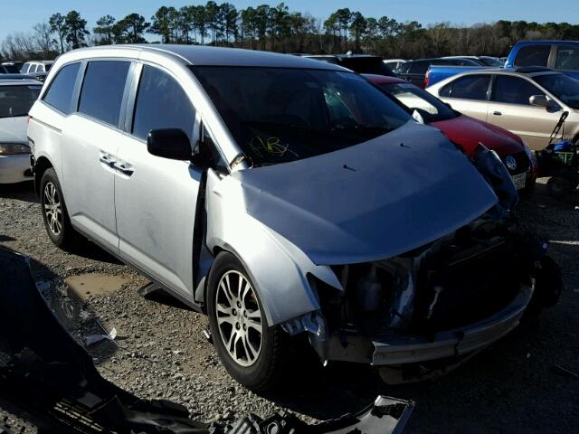 5FNRL5H40DB020503 - 2013 HONDA ODYSSEY EX SILVER photo 1