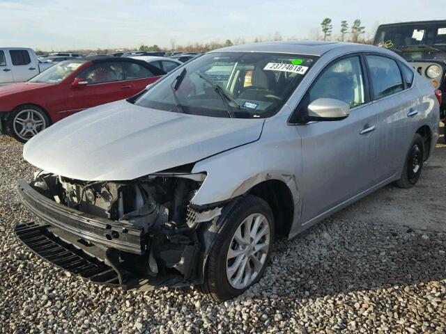 3N1AB7AP2HY295366 - 2017 NISSAN SENTRA S GRAY photo 2