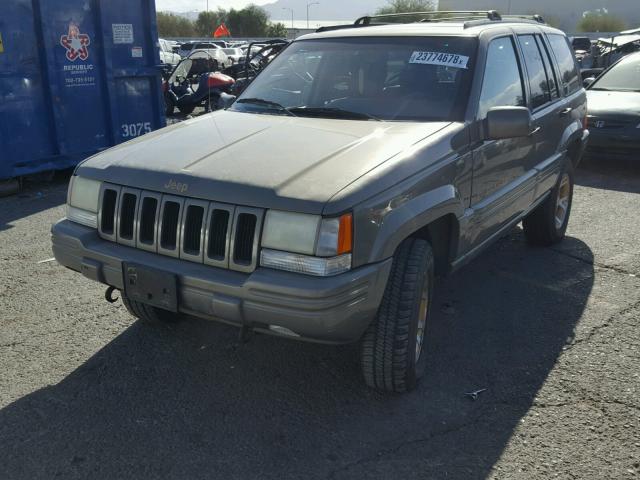 1J4GZ78Y6WC117834 - 1998 JEEP GRAND CHER TAN photo 2