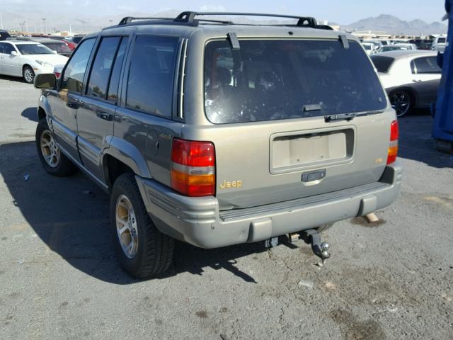 1J4GZ78Y6WC117834 - 1998 JEEP GRAND CHER TAN photo 3