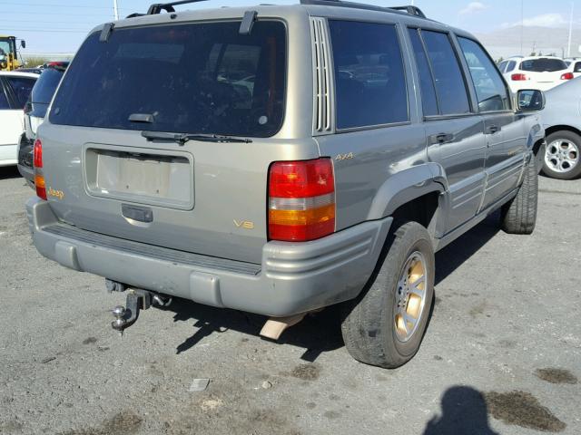 1J4GZ78Y6WC117834 - 1998 JEEP GRAND CHER TAN photo 4