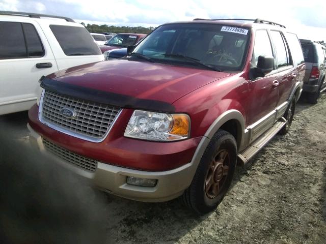 1FMFU17505LA85669 - 2005 FORD EXPEDITION RED photo 2