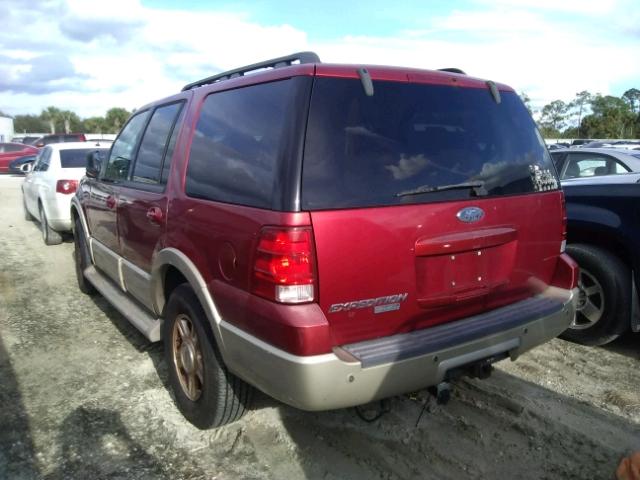 1FMFU17505LA85669 - 2005 FORD EXPEDITION RED photo 3