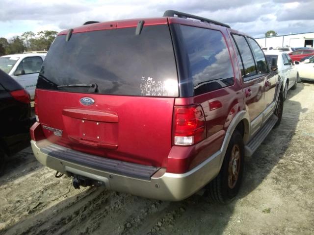 1FMFU17505LA85669 - 2005 FORD EXPEDITION RED photo 4