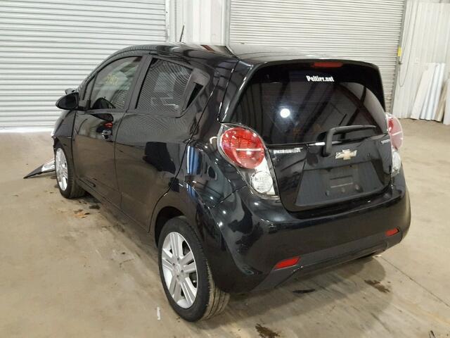 KL8CD6S99EC468047 - 2014 CHEVROLET SPARK 1LT BLACK photo 3