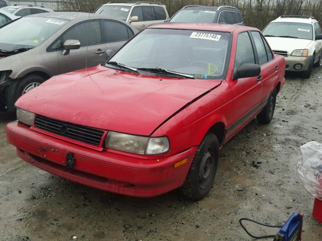 JN1EB31P9RU312758 - 1994 NISSAN SENTRA E RED photo 2