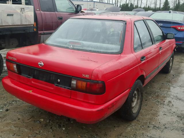 JN1EB31P9RU312758 - 1994 NISSAN SENTRA E RED photo 4