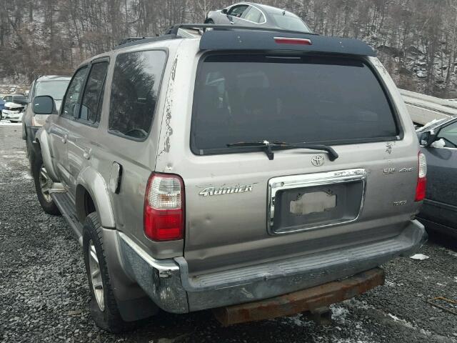 JT3HN86R529067902 - 2002 TOYOTA 4RUNNER SR SILVER photo 3