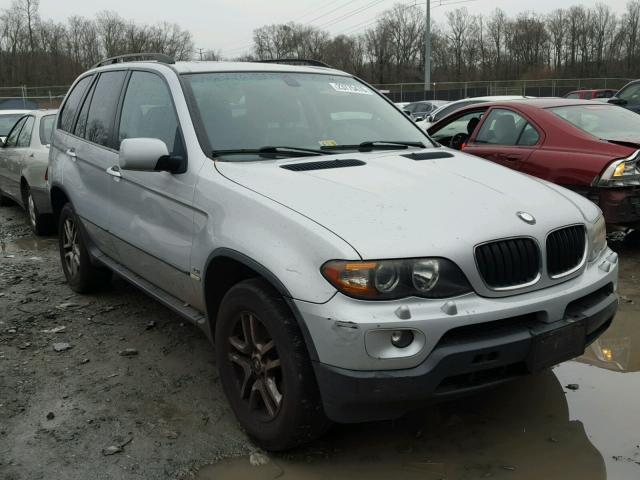 5UXFA13575LU48499 - 2005 BMW X5 3.0I SILVER photo 1