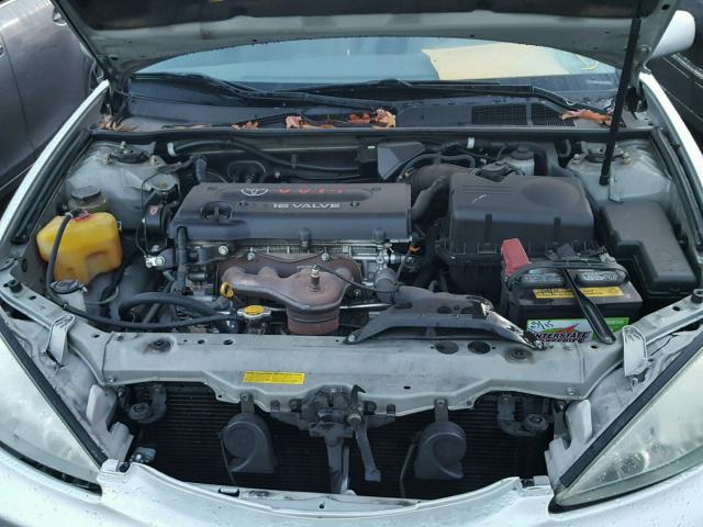 JTDBE32K830240069 - 2003 TOYOTA CAMRY LE SILVER photo 7