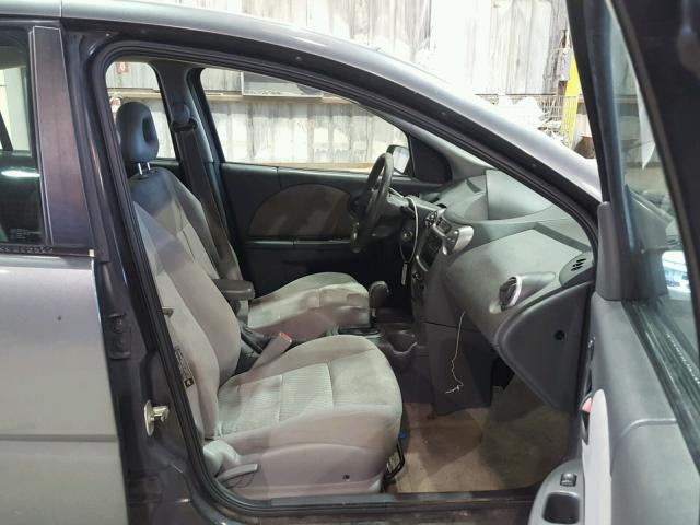 1G8AJ52F15Z165228 - 2005 SATURN ION LEVEL GRAY photo 5