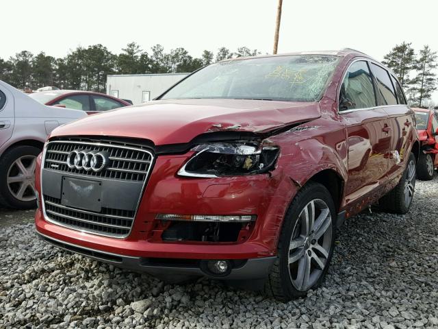 WA1BV74L97D039979 - 2007 AUDI Q7 4.2 QUA RED photo 2