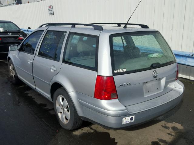 WVWSP61J13W500863 - 2003 VOLKSWAGEN JETTA GLS SILVER photo 3