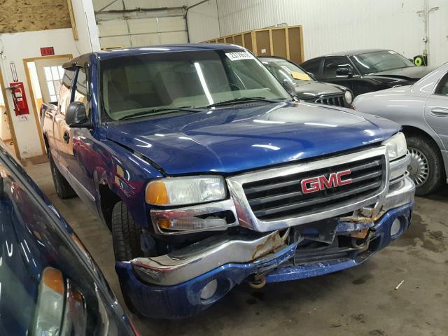 2GTEC19V831349319 - 2003 GMC NEW SIERRA BLUE photo 1