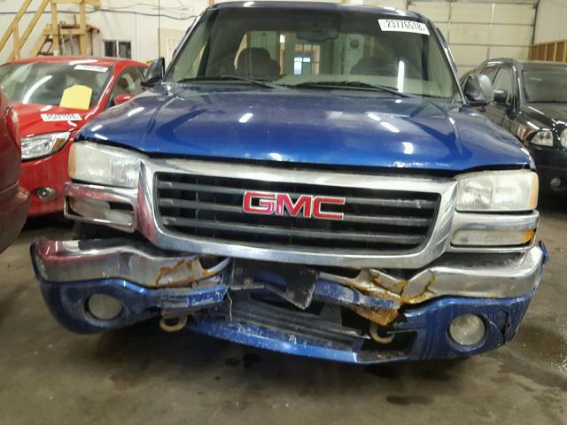 2GTEC19V831349319 - 2003 GMC NEW SIERRA BLUE photo 9