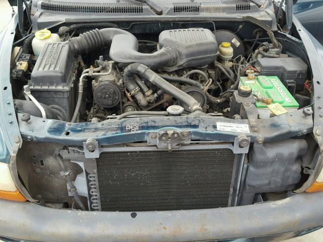 1B7FL26P3WS570332 - 1998 DODGE DAKOTA GREEN photo 7