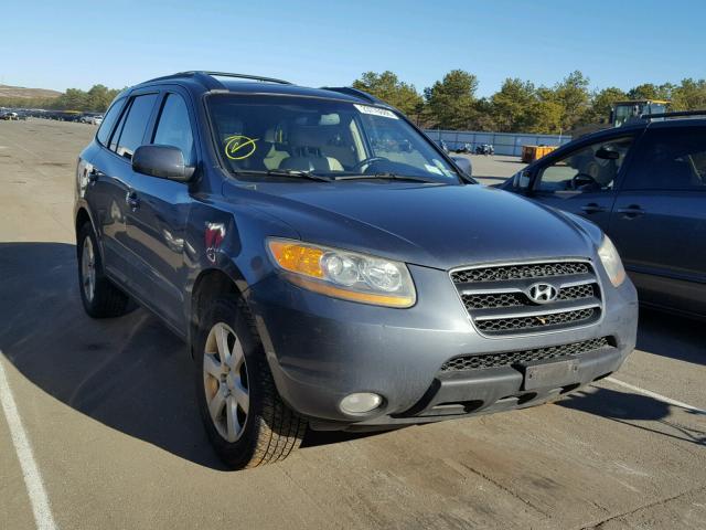 5NMSH73E19H263161 - 2009 HYUNDAI SANTA FE S GRAY photo 1