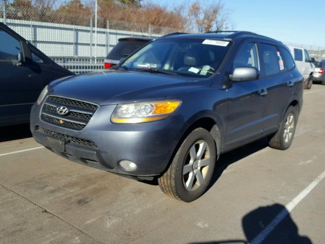 5NMSH73E19H263161 - 2009 HYUNDAI SANTA FE S GRAY photo 2