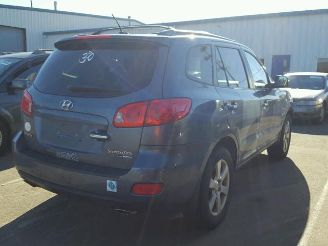 5NMSH73E19H263161 - 2009 HYUNDAI SANTA FE S GRAY photo 4