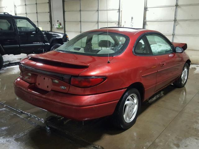 3FAKP113XXR114686 - 1999 FORD ESCORT ZX2 RED photo 4