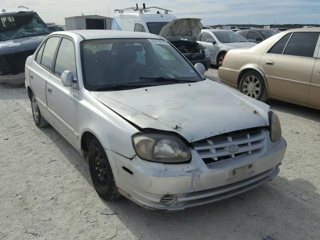 KMHCG45C83U466819 - 2003 HYUNDAI ACCENT GL SILVER photo 1