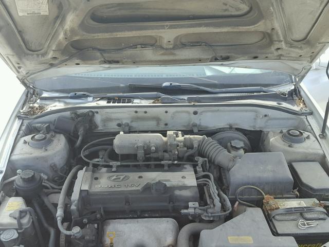 KMHCG45C83U466819 - 2003 HYUNDAI ACCENT GL SILVER photo 7