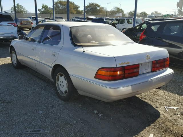 JT8UF11E0R0206463 - 1994 LEXUS LS 400 CREAM photo 3