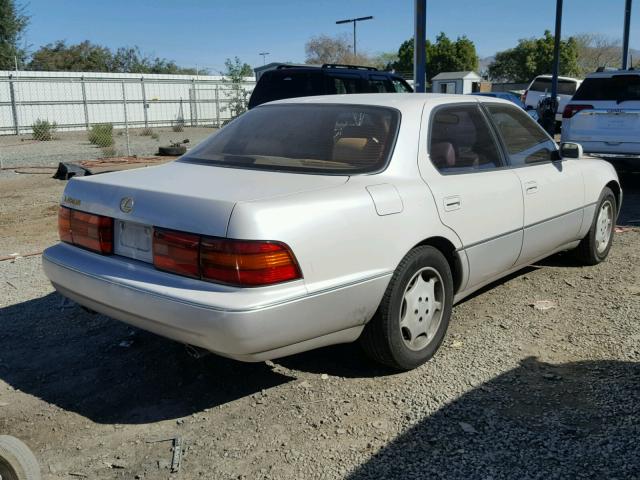 JT8UF11E0R0206463 - 1994 LEXUS LS 400 CREAM photo 4