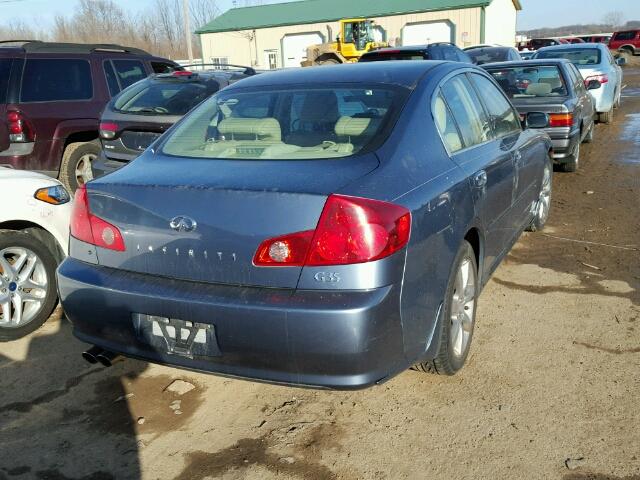 JNKCV51E46M505707 - 2006 INFINITI G35 TURQUOISE photo 4