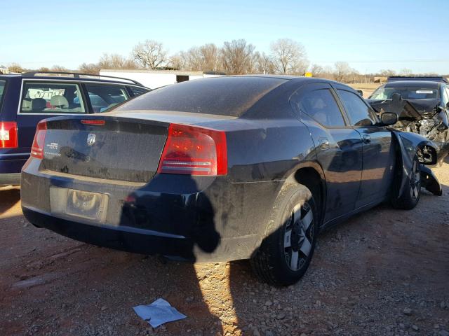 2B3KA43R77H820736 - 2007 DODGE CHARGER SE BLACK photo 4