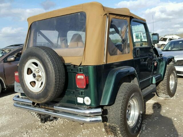 1J4FA59SX1P326061 - 2001 JEEP WRANGLER / GREEN photo 4