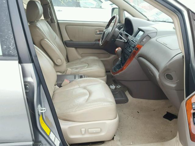 JTJHF10U430309353 - 2003 LEXUS RX 300 GRAY photo 5