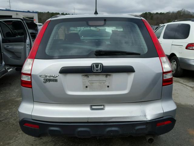 5J6RE38349L014188 - 2009 HONDA CR-V LX SILVER photo 9